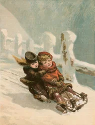Twenty Miles an Hour - English Children in Switzerland at Christmas Time