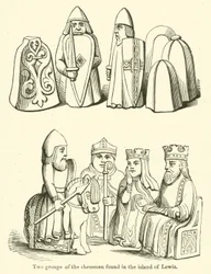Two Groups of the Chessmen Found in the Island of Lewis