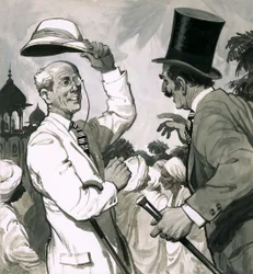 Two Men in the Same School Tie Meet in a Far-Flung Corner of the Empire