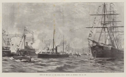 Types of the Navy at the Royal Naval Review at Spithead, 23 July 1887