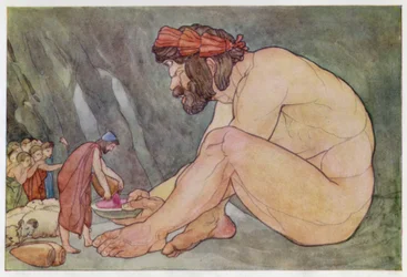 Ulysses Giving Wine to the Cyclops