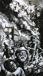 Unidentified disaster, possibly the San Francisco earthquake