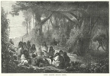 Upper Amazons – Indians Dining