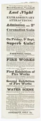 Vauxhall Gardens, Advertisement