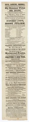 Vauxhall Gardens, Advertisement