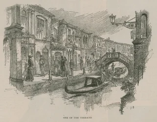Venice in London: Sketches at Olympia - One of the Terraces