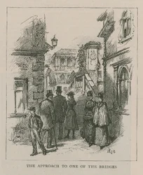 Venice in London: Sketches at Olympia - The approach to one of the bridges