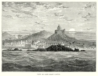 View of Cape Coast Castle