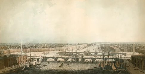 View of London, with the Improvements of its Port