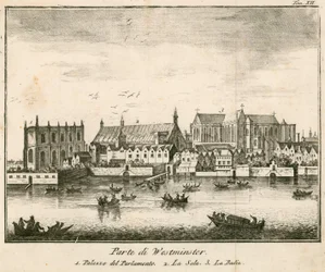 View of Westminster Palace, London