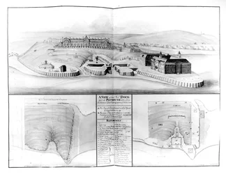 View of the Dockyard at Plymouth