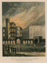 View of the Houses of Lords and Commons, Destroyed by Fire on 16 October 1834