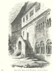 View of the Palace on the Wartburg