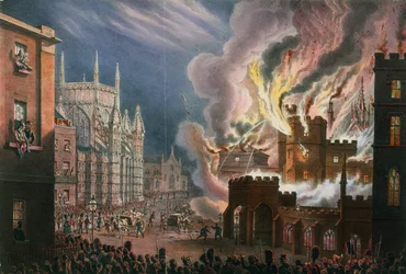 View of the Destruction of Both Houses of Parliament, 16 October 1834