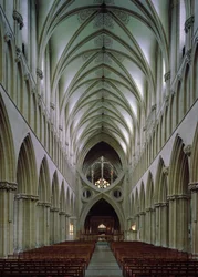 View of the nave looking east, c.1180-1239