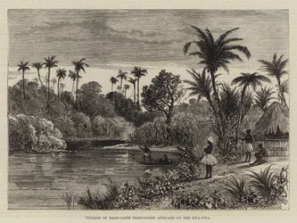 Village of Half-Caste Portuguese Africans on the Kwa-Kwa