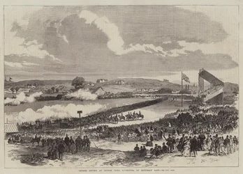 Volunteer Review at Sefton Park, Liverpool, on Saturday Last