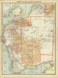 Western Australia, showing the Goldfields
