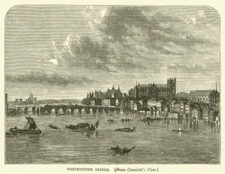 Westminster Bridge, from Canaletti