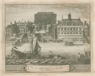Whitehall from the River Thames