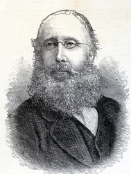 William Bromley-Davenport (1821-1884) from Illustrated London News June 28, 1884