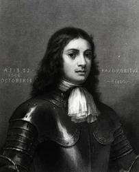 William Penn aged Twenty Two, print made by S. A. Schoff, 1862