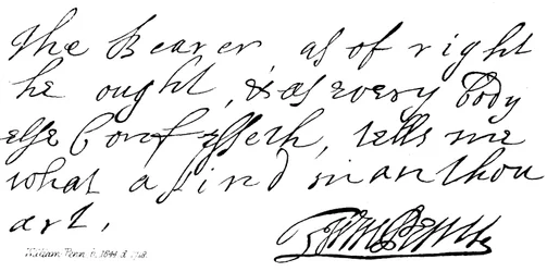 William Penn, b. 1644, d. 1718