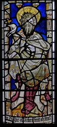 Window Ew depicting St John the Baptist