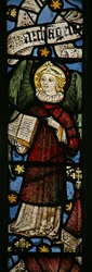 Window depicting the angelic Hierarchy: Archangel