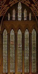 Window depicting grisaille