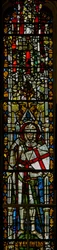 Window depicting St George