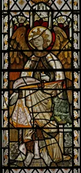 Window depicting St Michael