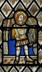 Window depicting the angelic Hierarchy: Principality