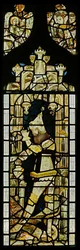 Window depicting St George