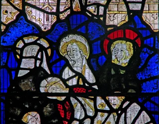 Window Ww depicting the Entombment