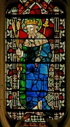 Window depicting King Edmund