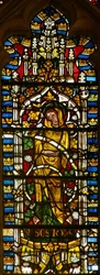 Window depicting St. John on the Tree of Jesse