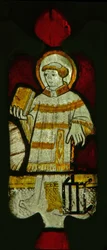 Window depicting St Lawrence