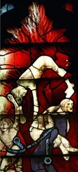 Window Depicting a Last Judgement Scene