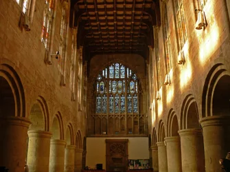 View of the West End of the Church