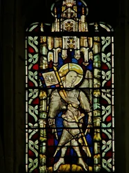 Window depicting the angel Gabriel