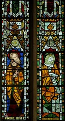 Window n2 depicting Jeremiah and a prophet