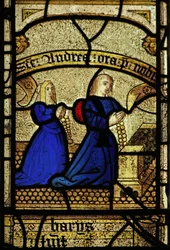 Window 2 depicting donors - Harys family