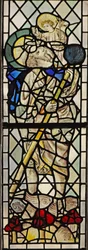 Window depicting St Christopher