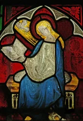 Window 6 depicting the Annunciation