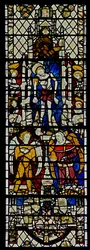 Window w12 depicting Corpus Christi
