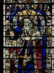 Window w12 depicting King Edwin