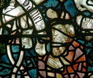 Window depicting Daniel on the Tree of Jesse