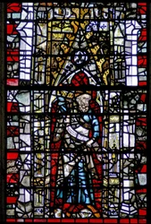 Window depicting the Prophet Joel