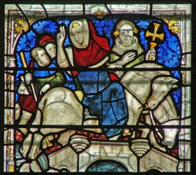 Window W5 depicting a scene from the life of St William